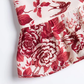 2025 summer new V-neck floral petite red A-line holiday suspender dress R0963
