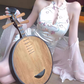 New Chinese style sleeveless halter neck cheongsam skirt 2025 slim waist hip short skirt R1256
