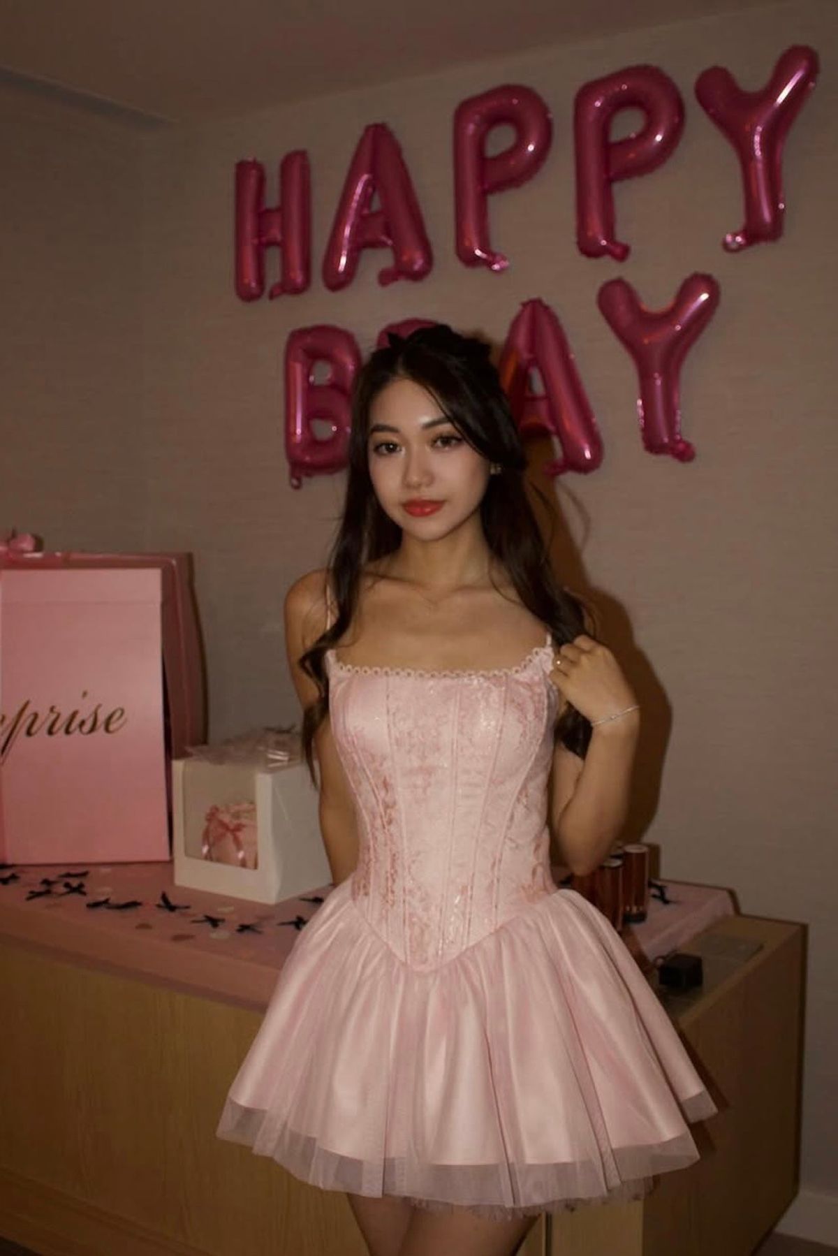 Cute Blush Pink A-Line Spaghetti Straps Embroidery Bodycon Mini Dress Homecoming Dress RS182
