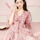 High-quality texture of the skirt, fairy-like ruffled dress with whitening effect R4985