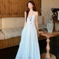 French fairy temperament holiday v-neck suspender dress lace blouse two-piece outfit R1735