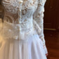A set of gentle and elegant lace tops and mesh skirts R0516