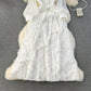 High-end dress 2025 new French splicing fake two-piece temperament long dress R2153