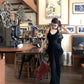 Suspender dress 2025 new style temperament figure-hugging waist slimming hip skirt R0570
