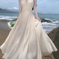 A Line Tulle Long Stunning Evening Gown Party Prom Dress       S7264
