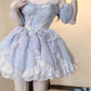 Tea break French pure desire ballet suit super fairy princess skirt forest style tutu skirt R1637