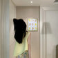 Pure suit, gentle temperament, beautiful yellow top, floral skirt, two-piece suit R0805
