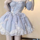 Tea break French pure desire ballet suit super fairy princess skirt forest style tutu skirt R1637