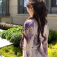 Floral dress new style waist temperament seaside holiday temperament long skirt R0680