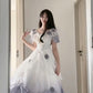 Tana Manor Retro Lolita Three-Dimensional Rose Long Skirt Heavy-Duty Dress Princess Skirt R1694