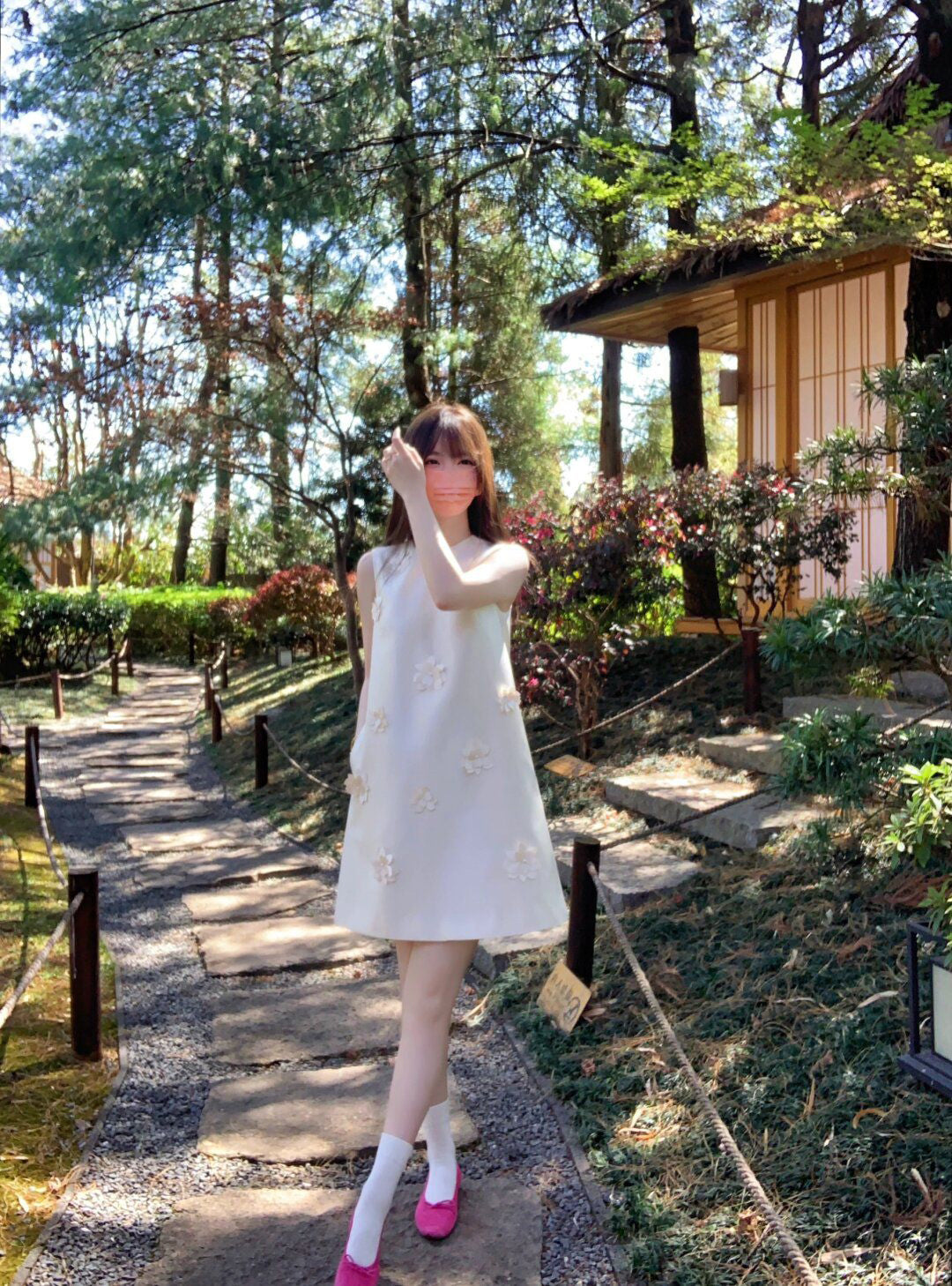 Sleeveless dress for women new style gentle style niche design a beautiful small skirt R0773