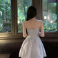 Sequined suspender dress sexy high waist slim V-neck temperament party dress R1494
