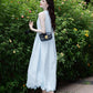 Beautiful skirt chic pleated bud long skirt niche vest dress R0767