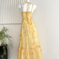 French style gradient suspender dress seaside holiday style long skirt R2104