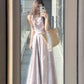 Beautiful outfit set gentle temperament purple sleeveless vest a-line skirt two-piece set R0832