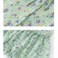 French green floral sling dress 2025 new holiday temperament cake dress R2582