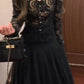 A set of gentle and elegant lace tops and mesh skirts R0516