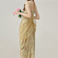 2025 new western resort style suspender dress design fishtail long skirt R1935
