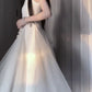 French style high-end dress, super beautiful, evening dress, super fairy, beautiful suspender long dress R0441