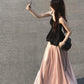 2025 suit outfit waist bud suspender top pink skirt two-piece suit R0520