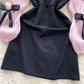 Small dress French high-end three-dimensional flower lantern sleeves waist slimming A-line dress R2319