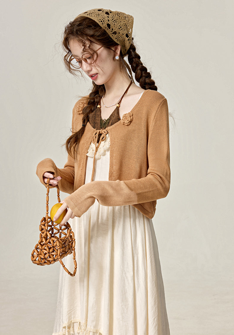 Improved ethnic holiday style new suspender dress temperament skirt R1962