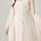 Beautiful and gentle apricot butterfly chiffon cardigan new versatile jacket R1967