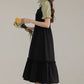 2025 new Chinese style improved cheongsam short-sleeved dress beautiful small skirt R1966