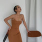 Double-layer suspender skirt dress supermodel aura S curve hip skirt sexy summer R3042