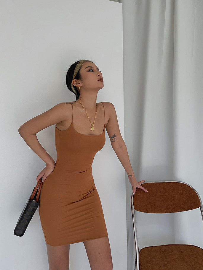 Double-layer suspender skirt dress supermodel aura S curve hip skirt sexy summer R3042