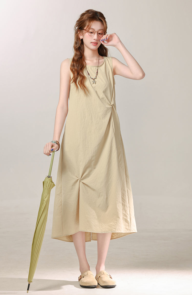 French sleeveless dress women's new style niche unique skirt R1975