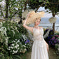 Temperamental high-end dress gentle style beautiful embroidered dress R0648
