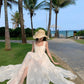 A Line White Long Stunning Evening Gown Party Prom Dress       S7293