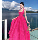 A Line Pink Long Stunning Evening Gown Party Prom Dress       S7306