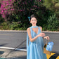 A Line Long Stunning Evening Gown Party Prom Dress       S7303
