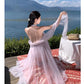 A Line Purple Long Stunning Evening Gown Party Prom Dress       S7299