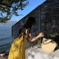 A Line Yellow Long Stunning Evening Gown Party Prom Dress       S7282