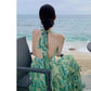 A Line Green Long Stunning Evening Gown Party Prom Dress       S7300