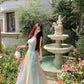 A Line Rainbow Colors Long Stunning Evening Gown Party Prom Dress       S7297