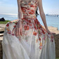 A Line Orange Long Stunning Evening Gown Party Prom Dress       S7267