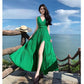 A Line Green Long Stunning Evening Gown Party Prom Dress       S7278