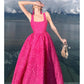 A Line Pink Long Stunning Evening Gown Party Prom Dress       S7306