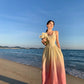 A Line Pink Long Stunning Evening Gown Party Prom Dress       S7280