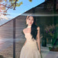A Line White Long Stunning Evening Gown Party Prom Dress       S7275