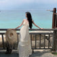 A Line White Long Stunning Evening Gown Party Prom Dress       S7272