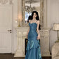Fishtail Long Stunning Evening Gown Party Prom Dress       S7289
