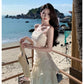 A Line White Long Stunning Evening Gown Party Prom Dress       S7298