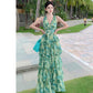 A Line Green Long Stunning Evening Gown Party Prom Dress       S7300
