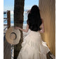 A Line White Long Stunning Evening Gown Party Prom Dress       S7298