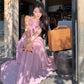 A Line Long Stunning Evening Gown Party Prom Dress       S7311